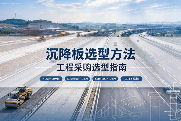 金水沉降板选择方法