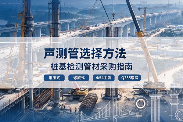 金水声测管选型标准