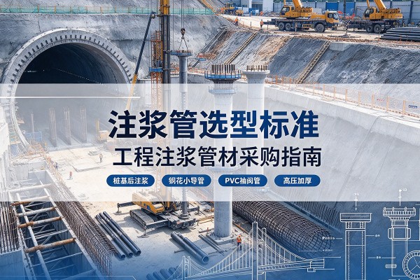 金水注浆管选型标准