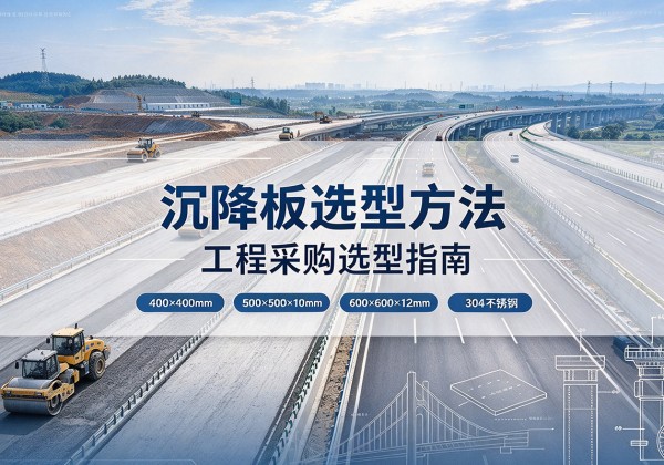 金水沉降板选择方法