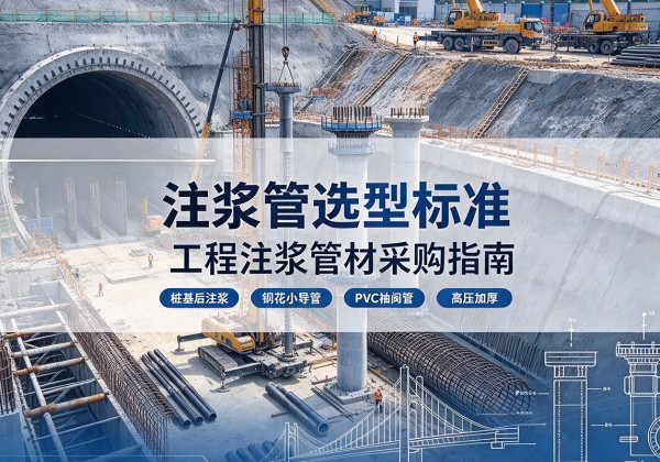 金水注浆管选型标准